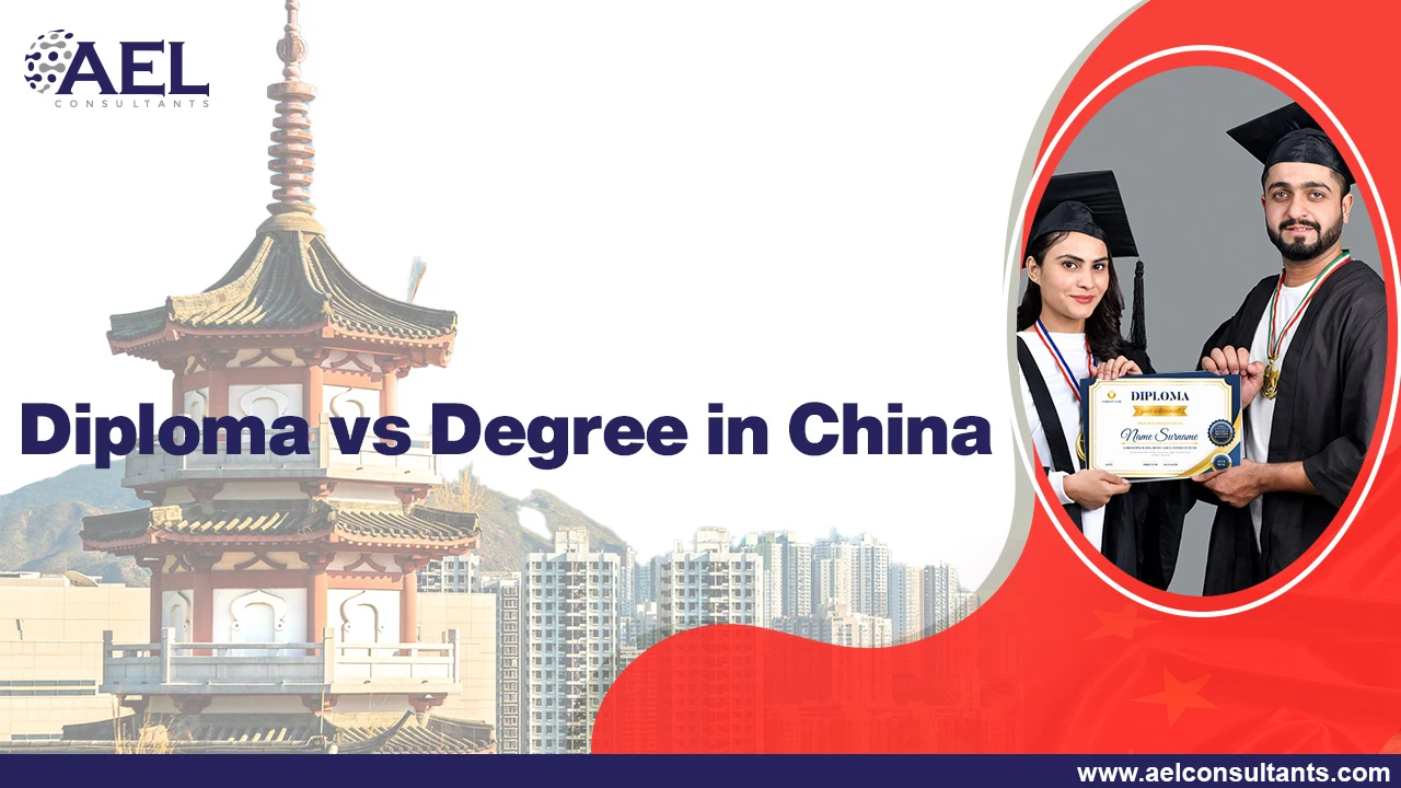 diploma vs degree in China